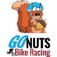 go nuts bike racing logo