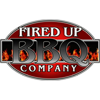 fired up bbq company logo
